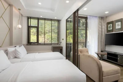 Camera Premier con letti singoli — The Proud Karon Beach Phuket Trademark Collection By Wyndham